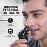 Load image into Gallery viewer, Groomiist 6 in 1 Professional Body Grooming Kit PSK-06 Corded/Cordless with LCD Digital Display &amp; Charging Stand: 60 Minutes Running Time &amp; 600mAh Lithium-Ion Battery (Black)