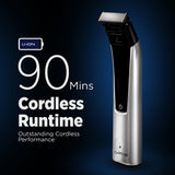Load image into Gallery viewer, Groomiist Copper Series One Blade Hybrid Trimmer and Shaver CS-1BXL with 90 Minutes Running Time &amp; 0-4MM Trimming Range (Silver and Black)