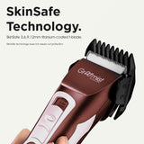 Load image into Gallery viewer, Groomiist Platinum Series Corded/Cordless Beard Trimmer PT-222 with LCD Display &amp; 300 Minutes Running Time &amp; 1-12MM Trimming Range with 2200mAh Powerful Lithium-Ion Battery (Brown &amp; Ivory)