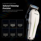 Load image into Gallery viewer, Groomiist Professional Series Corded Hair &amp; Beard Trimmer SST-786 (E) (White &amp; Black), Medium