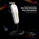 Load image into Gallery viewer, Groomiist Professional Series Corded Hair &amp; Beard Trimmer SST-786 (E) (White &amp; Black), Medium