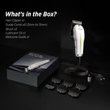 Load image into Gallery viewer, Groomiist Professional Series Corded Hair &amp; Beard Trimmer SST-786 (E) (White &amp; Black), Medium
