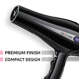 Load image into Gallery viewer, Groomiist SSHD-36 Stylish &amp; Professional Electric Hair Dryer For Men &amp; Women / Adjustable Speed Settings / Variable Temperature Settings / Ionic &amp; Ceramic Technology &amp; LED Display / Diffuser &amp; 2 Professional Nozzle (2300 Watts, Black)